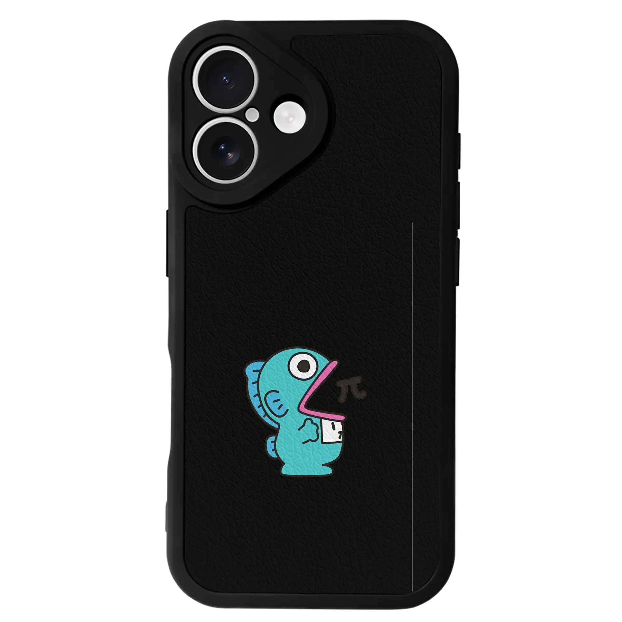 サンリオ グッズ,ハンギョドン - IPhone 16シリーズ対応 ・ シリコンスマホケース ・ レザー調 ・ 高精度フィット ・ 耐衝撃 ・ ワイヤレス充電対応 ・ 精密カット